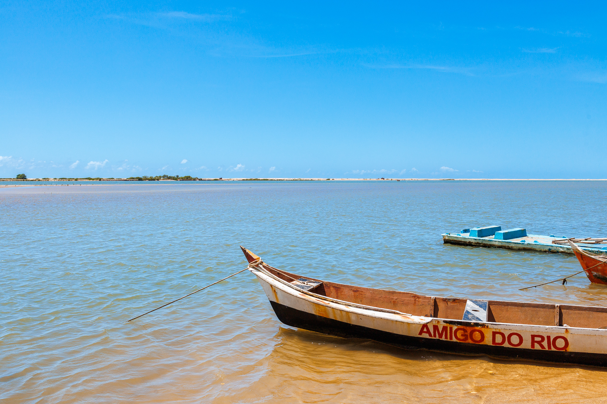 Encontro do Rio com o Mar em Ponta dos Mangues